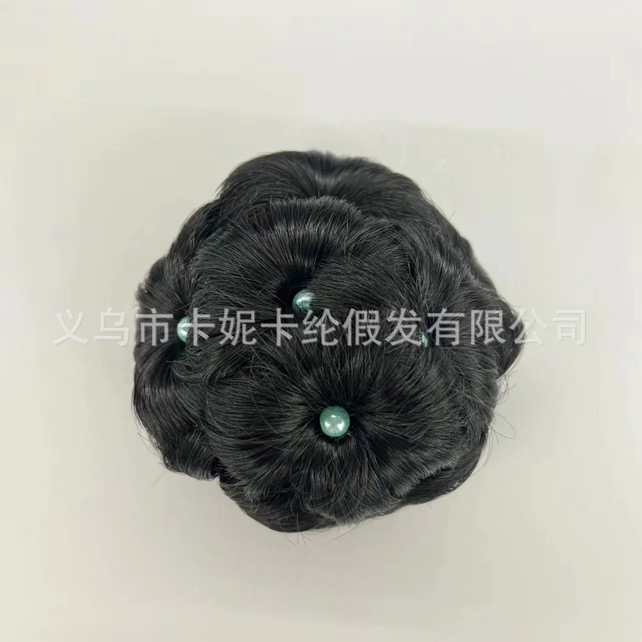 new hair bag flower bud with diamond grab clip type nine flower double color ball head hair curler curly hair bag newlook