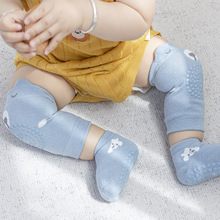 婴儿护膝套装秋季新款a类宝宝学爬防摔学步爬行神器儿童地板袜子
