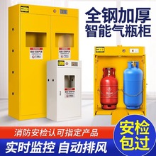 防爆气瓶柜安全柜乙炔氧气液化气体双瓶实验室储存箱钢瓶煤气罐柜