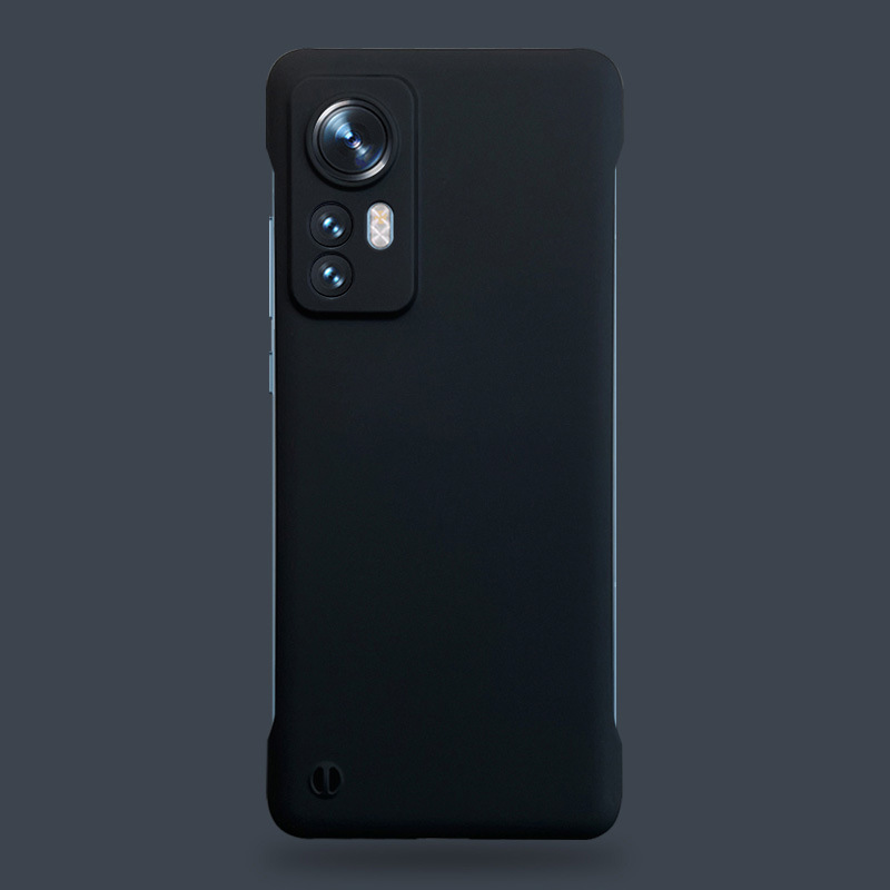 适用于小米12无边框手机壳11ultra红米k50磨砂k40s超薄硬壳note11