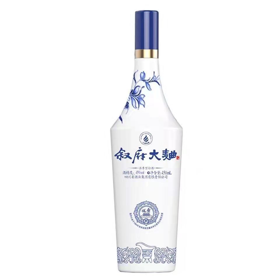 量大优惠四川酒叙府酒叙府大曲青花45度52度纯粮酒光瓶白酒优级酒