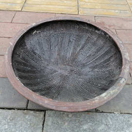 磨藕丸子擦红薯土豆泥研磨土陶瓷雷钵老式捣碎器擦藕擂钵