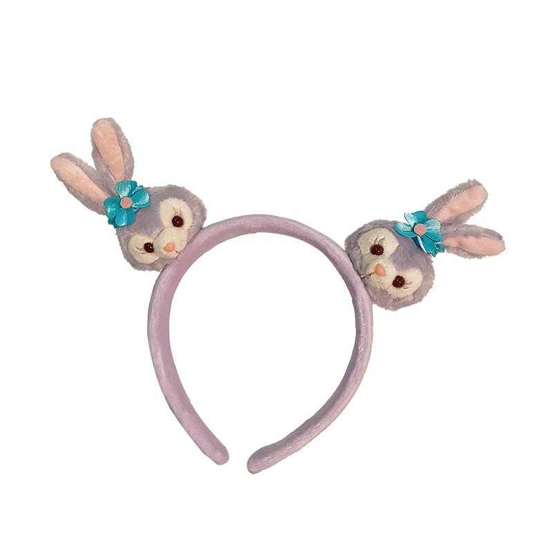 Rabbit Ears StellaLou Headband Wholesale Flash Luminous Light Bow Korean Girls Face Wash with Light Headband