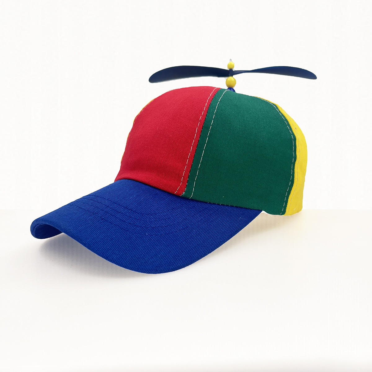 Europe and America Creative Detachable Propeller Bamboo Dragonfly Baseball Cap Spring and Summer Child Sun-Proof Parent-Child Peaked Cap Cross-Border