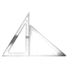 包邮加厚角尺不锈钢角尺不锈钢三角尺子90度直角三角尺帆之妙