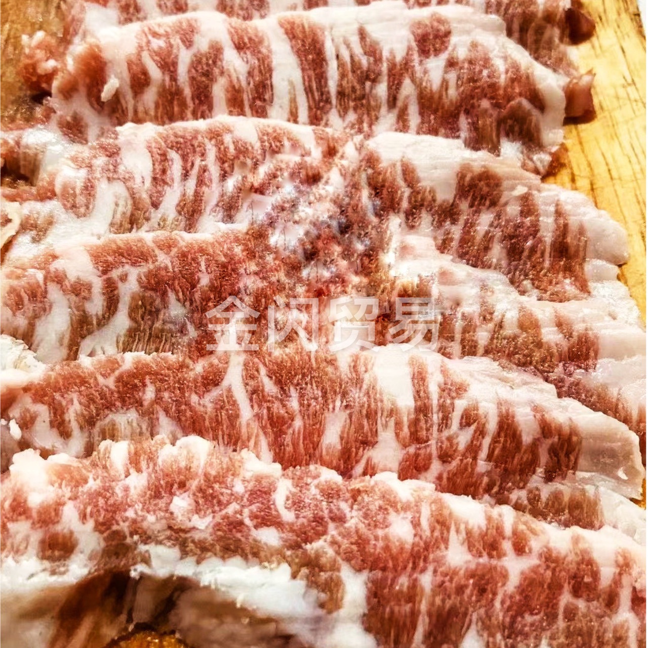 西班牙黑猪下巴肉下颚肉梅花肉心猪颈肉精修韩式烤肉雪花黑猪肉