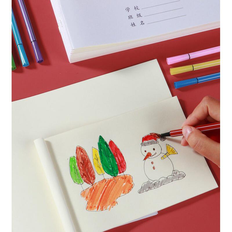 画画本学生美术本画画大本子素描涂鸦空白纸儿童幼儿画笔绘画本