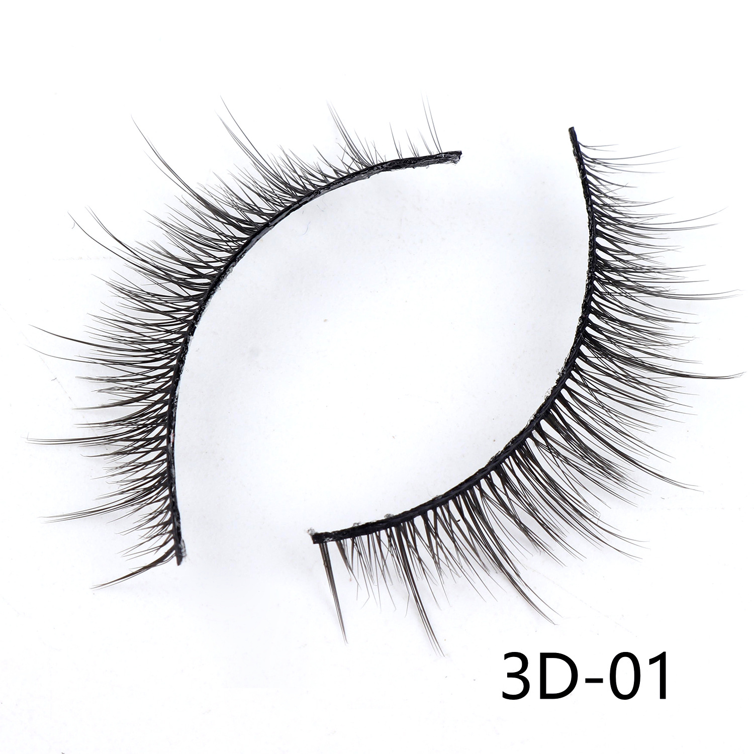 Manufacturers Supply Self-Adhesive Liquid Eyeliner Three Pairs of Eyelash Long Natural Eyelashes Liquid Eyeliner Tweezer Set