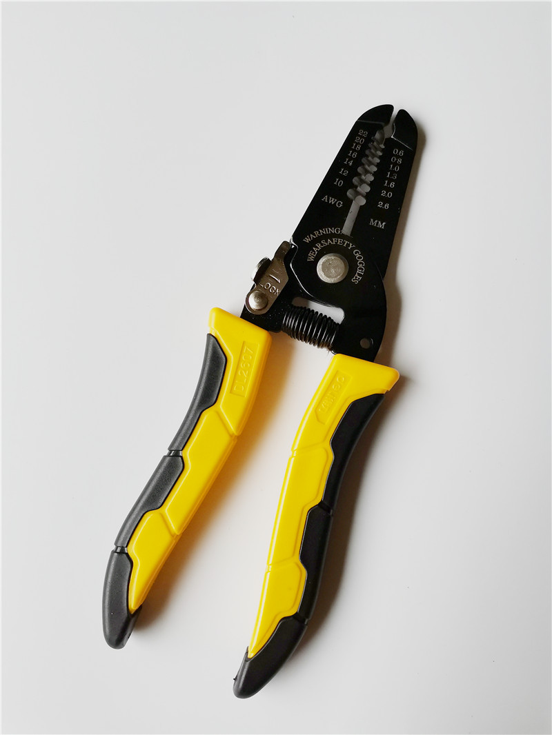 得力工具剥线钳电线剥皮电工拔线钳剥皮器扒线钳子压接钳扒皮钳