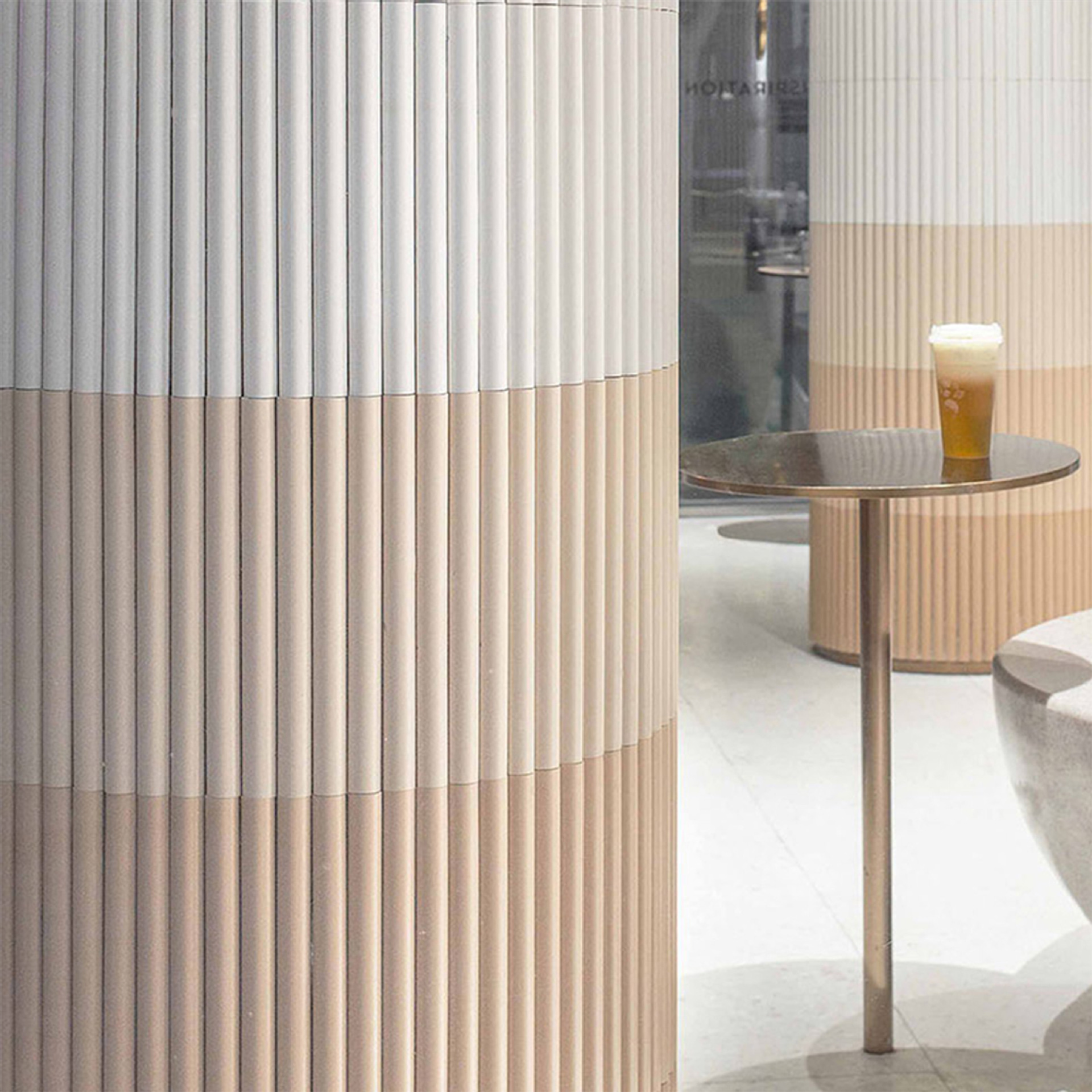 网红棍子砖圆弧砖包圆柱瓷砖喜茶棍奶茶店长条管子酒店艺术手工砖