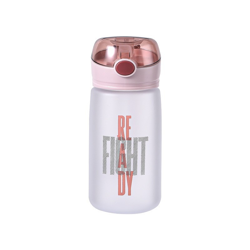 Y112 Good-looking Drop-Resistant Cup Frosted Plastic Water Cup Cup with Straw Summer Sports Bottle