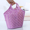 softness Plastic Handbaskets Storage basket Wash and rinse Bath take a shower shopping basket knitting Finishing basket