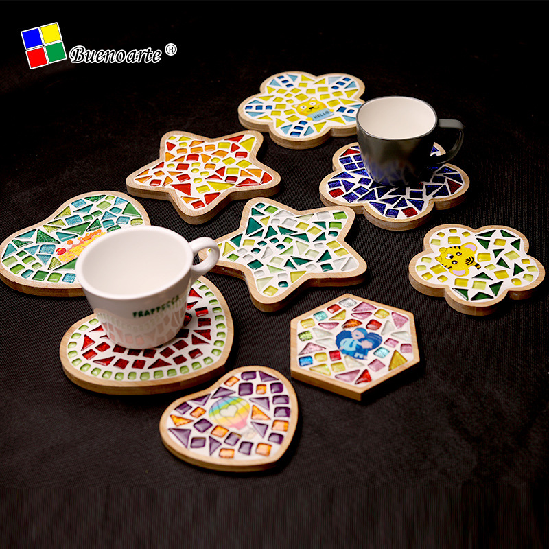 马赛克diy杯垫材料包假期学生活动公司团建礼物妇女节手工制作