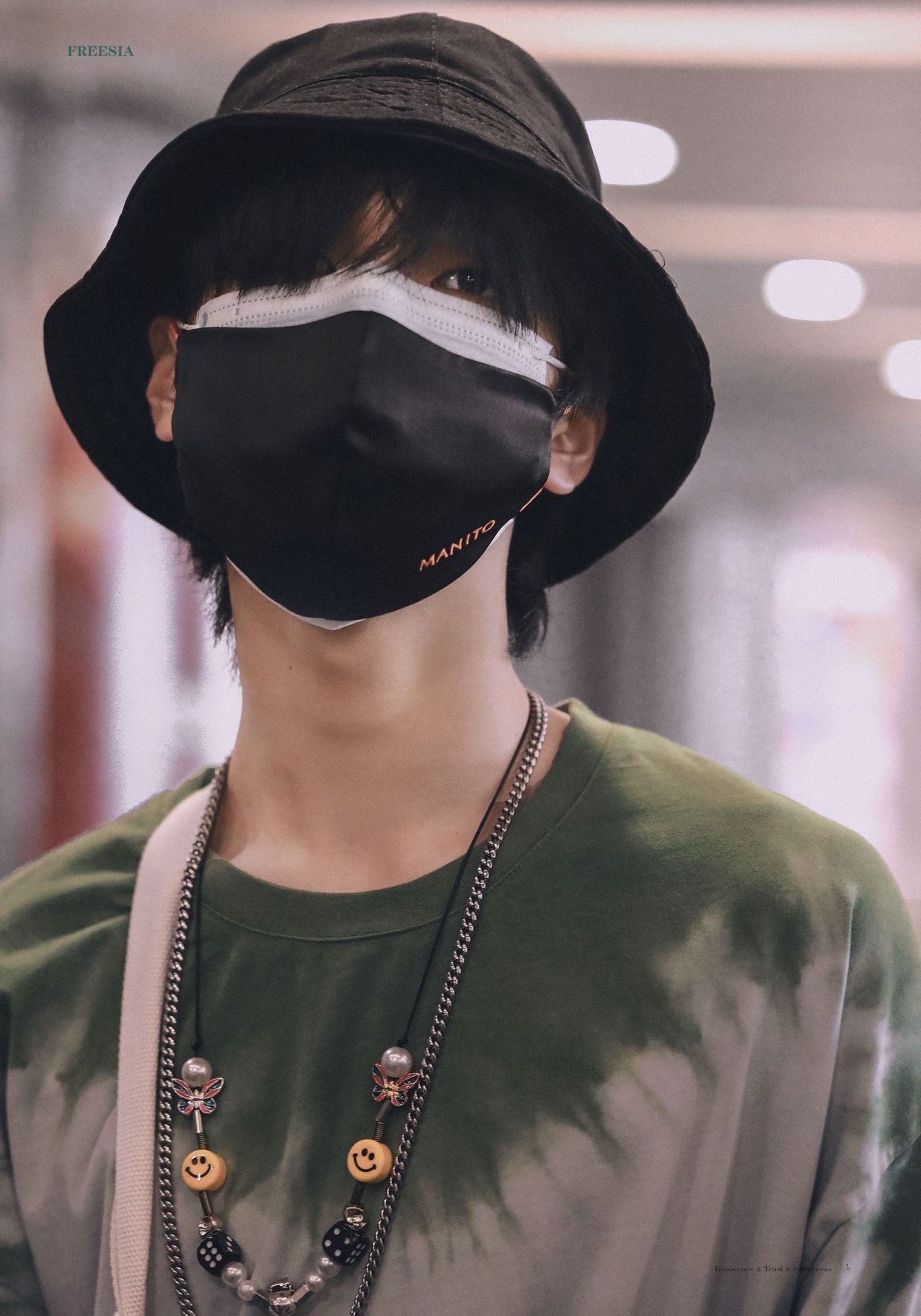 时代少年团严浩翔罗渽民同款渔夫帽男士个性别针装饰盆帽