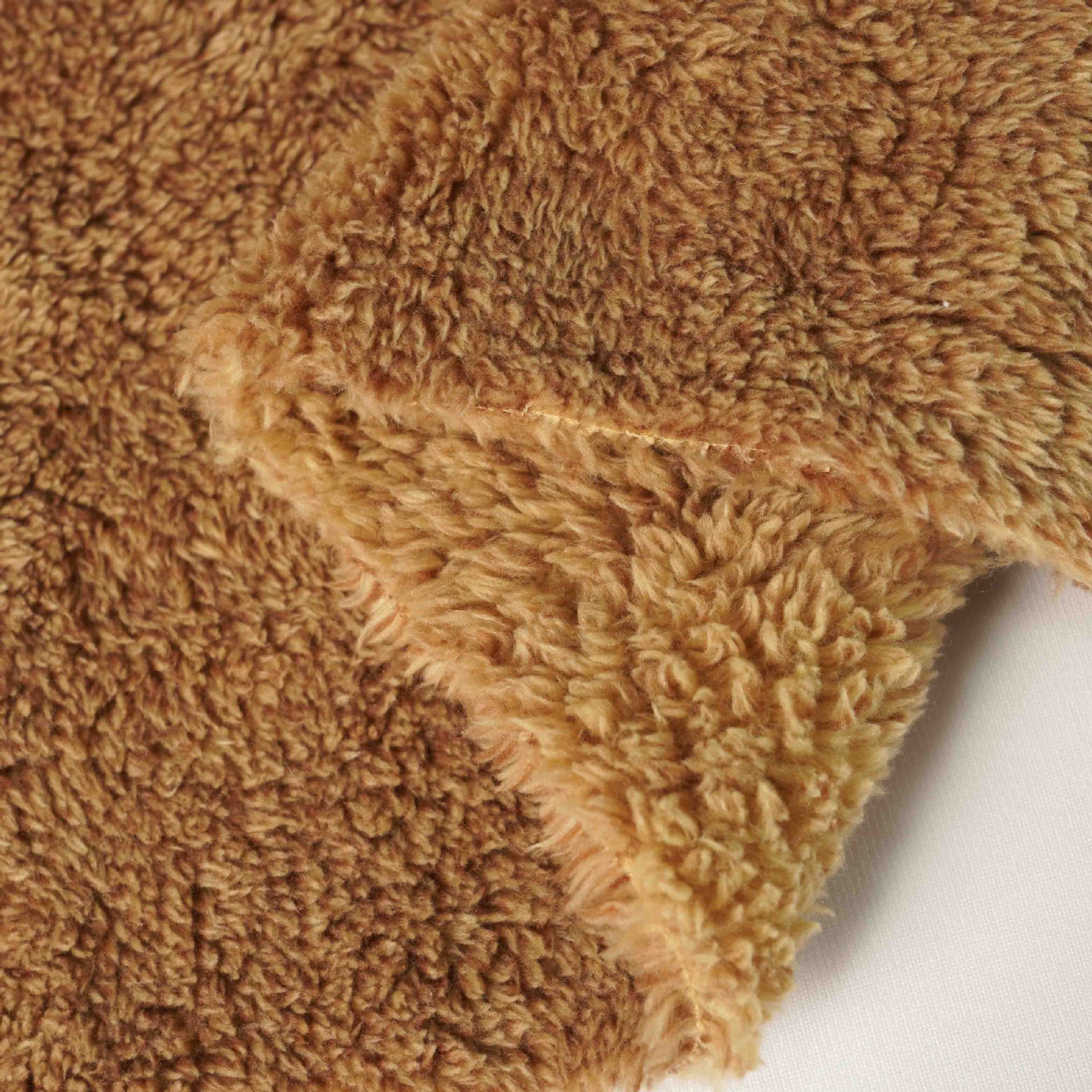 绒布厂家 320g双面绒布北极绒面料 秋冬款时装家纺玩具绒布布料