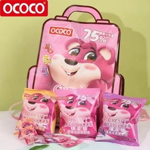 OCOCO 432g味来熊蒟蒻果冻礼包草莓味芒果味葡萄味儿童书包六一