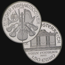 外贸 跨境 奥地利维也纳交响乐2022年纪念币 硬币 工艺纪念章