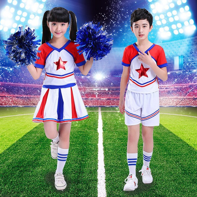 六一儿童节表演服装儿童啦啦操演出服小学生跳舞幼儿园女童拉拉队