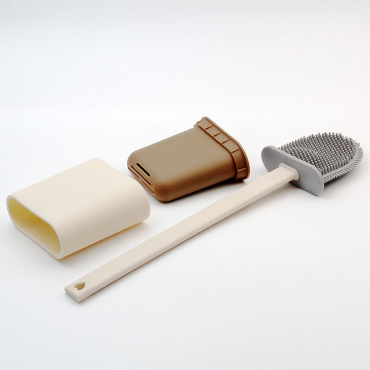 Toilet Brush Long Handle Soft Hair Toilet Cleaning Brush Set No Dead Angle Multifunction Cleaning Brush