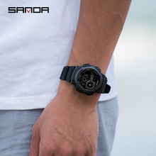 三达TJ-385手表单显数字手表简约多功能防水户外运动电子表腕表