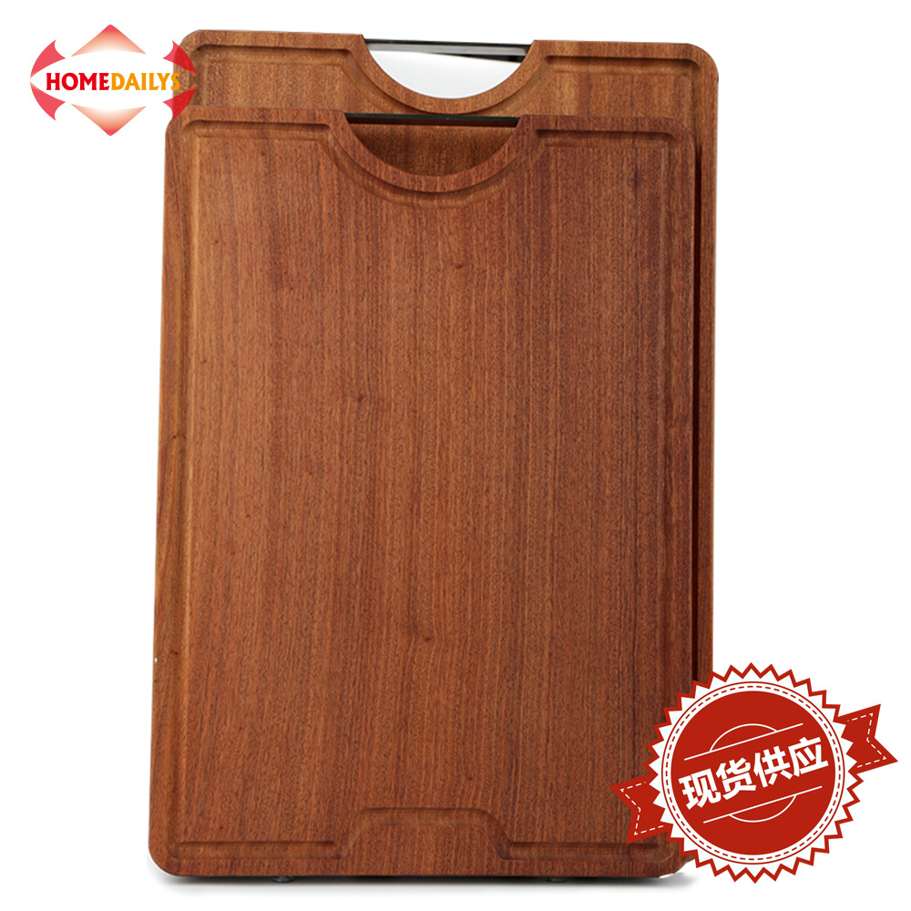 沙比利整木菜板沙比利案板实木砧板木质面板厨房切菜板揉面板采购价格