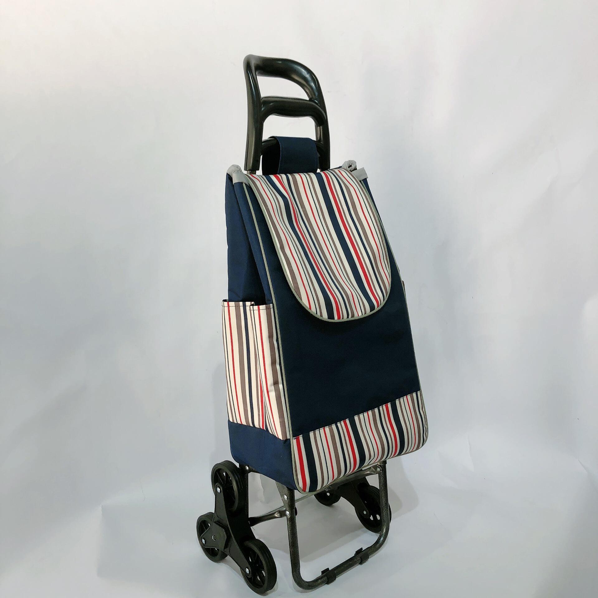 定制卓桢家用爬楼购物手推车买菜购物车便携式易折叠个人购物车