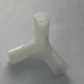 塑料三通接头支架连接配件12mm直通塑料连接件支架配件