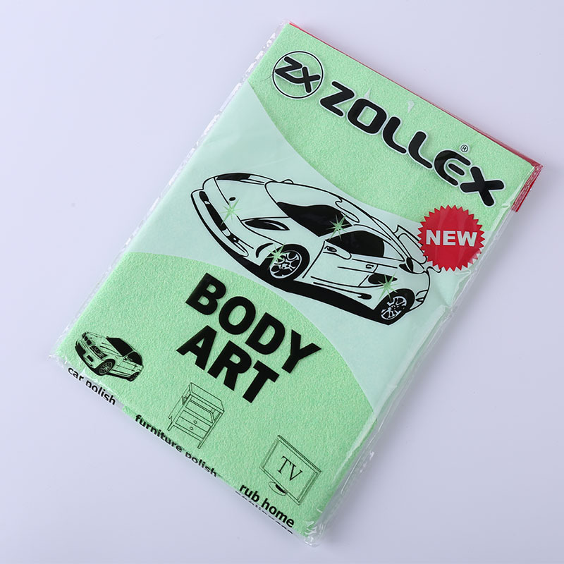Housekeeping Cleaning Non-Hair Removal Absorbent Towel Car Travel South Korean Towel Car Cleaning Rag Solid Color Single Strap Packaging Rag