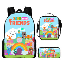 亚马逊新品Sago Mini Friends可爱双肩包学生书包儿童卡通背包