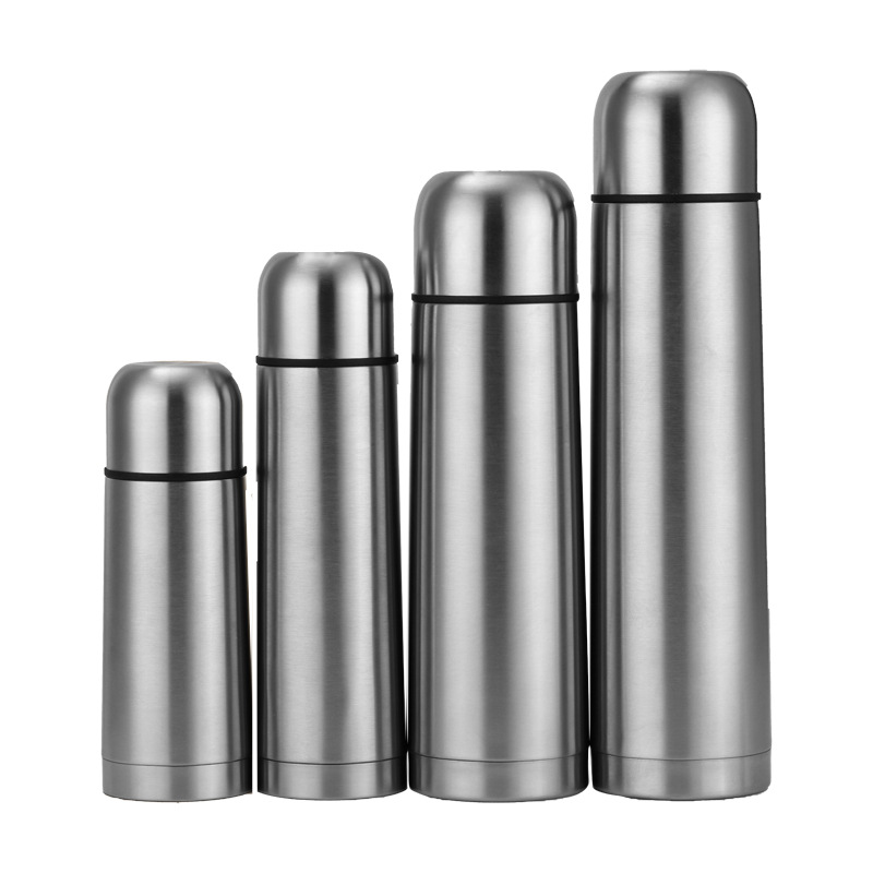 Stainless Steel Bullet Vacuum Thermos Cup Business Car Large Capacity Travel Water Cup Outdoor Portable Sports Kettle