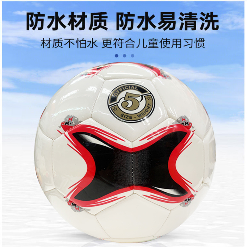 Factory Direct Sales Explosion-Proof Kick-Resistant Pu Football Adult Training No. 5 Football Youth Competition No. 4 Primary and Secondary School Football
