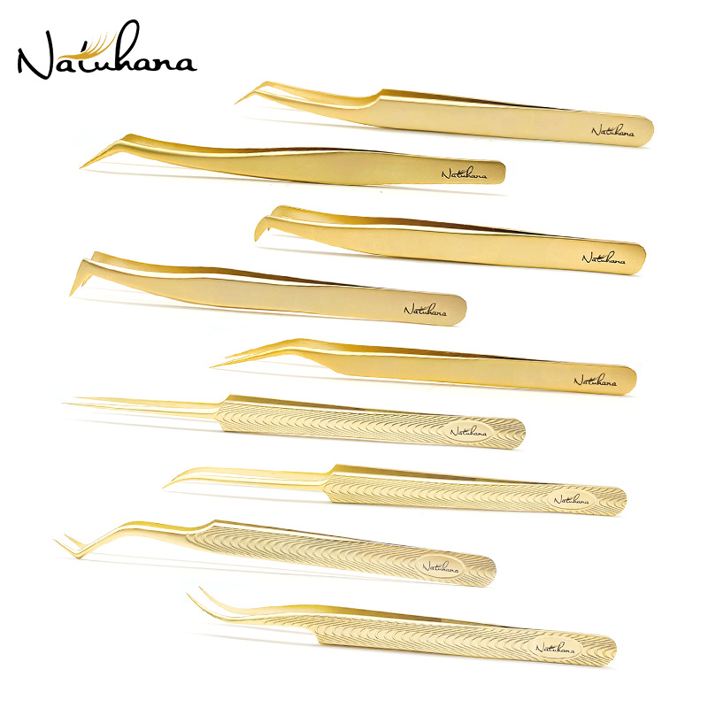 Eyelashes Beauty Grafting Eyelashes Stainless Steel Precision High-End Comfortable Eyelash Tweezers