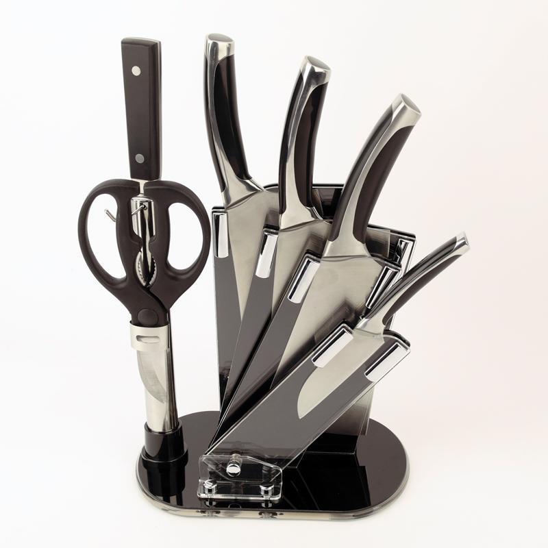 刀座 亚克力刀架 家用多功能厨房刀具架子置物架厨房简易