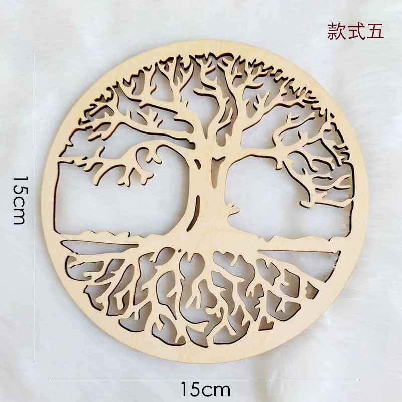 Exclusive for Cross-Border Wooden Teacup Mat Meditation Ornaments Scald Preventing Met Dishes Coasters Home Creative Hollow Dining Table Cushion Heat Insulation