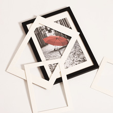 现货相框内衬卡纸装裱正方形长方形现代简约手工孩童DIY作品画框