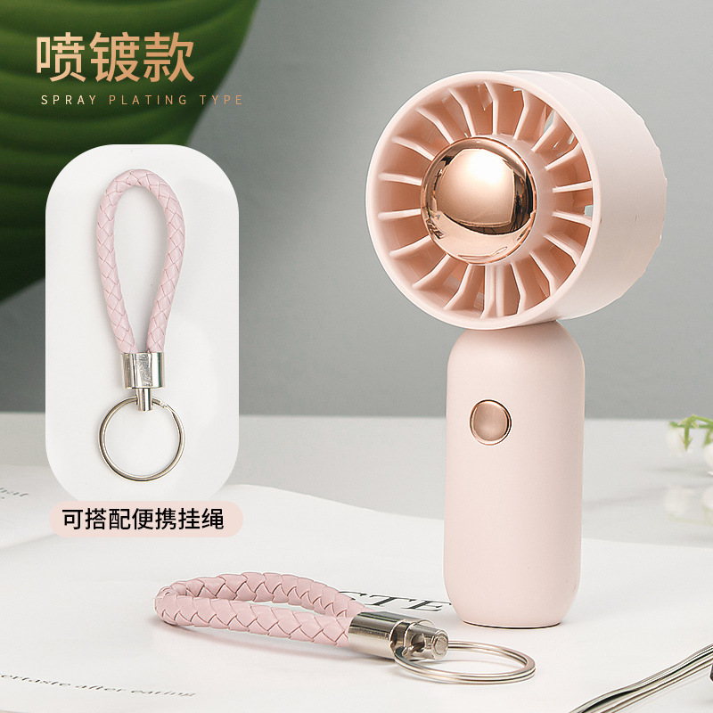 New Handheld Fan Portable Usb Charging Student Pocket Turbo Fan Mini Desktop Small Fan Gift