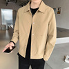 2022 Spring and autumn season new pattern Jacket Lapel Self cultivation Korean Edition handsome Versatile coat Trend -P85