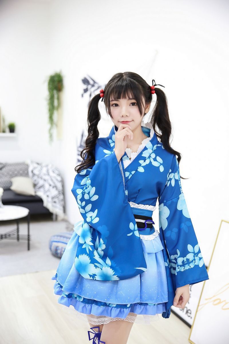 lovelive浴衣cosplay海未真姬夏日祭觉醒和服装高坂穂乃果服代发