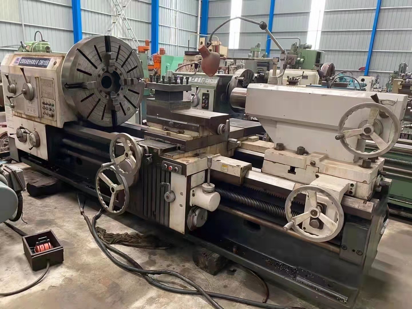 处理二手沈阳cw61100bx1.5米卧式车床二手沈阳卧车二手车床-阿里巴巴