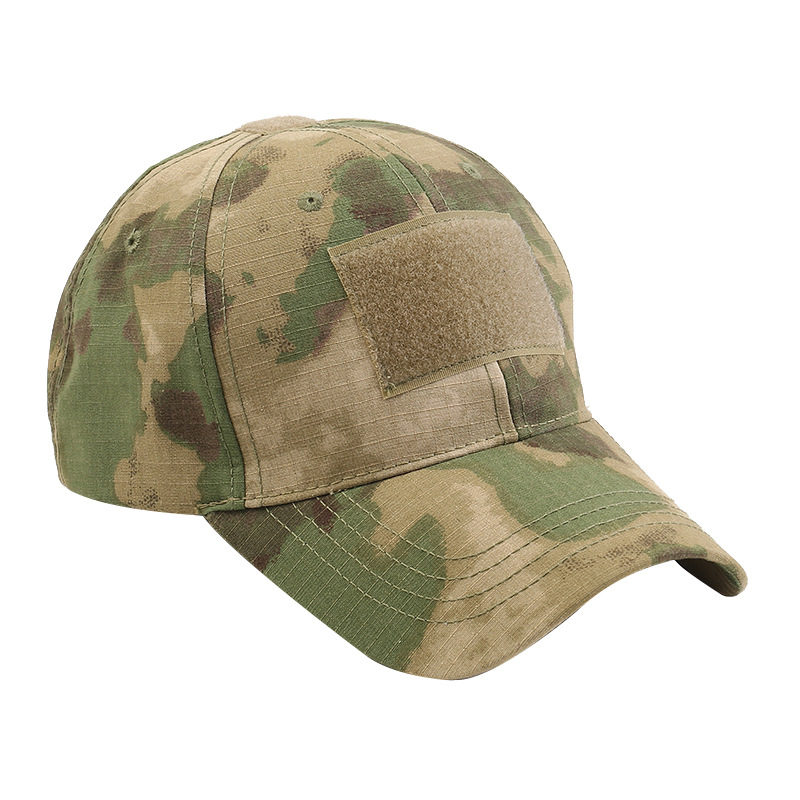 Military Fans Outdoor Camouflage Tactical Cap All-Season Sunshield Mountaineering Camouflage Cap Python Pattern Cap Military Training Cap Velcro Peaked Cap