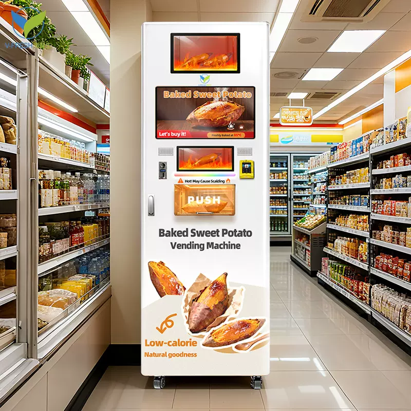 智能烤番薯售货机 24h全自动红薯贩卖机 商场夜市外贸源头工厂OEM