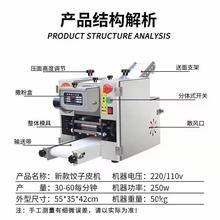 仿手工包子皮机饺子皮机商用多功能出皮发面拍皮机水晶皮小笼包皮