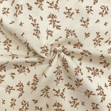 全面磨毛面料梭织法兰绒印花面料日韩印花棉布女童装鞋帽衬衫定金