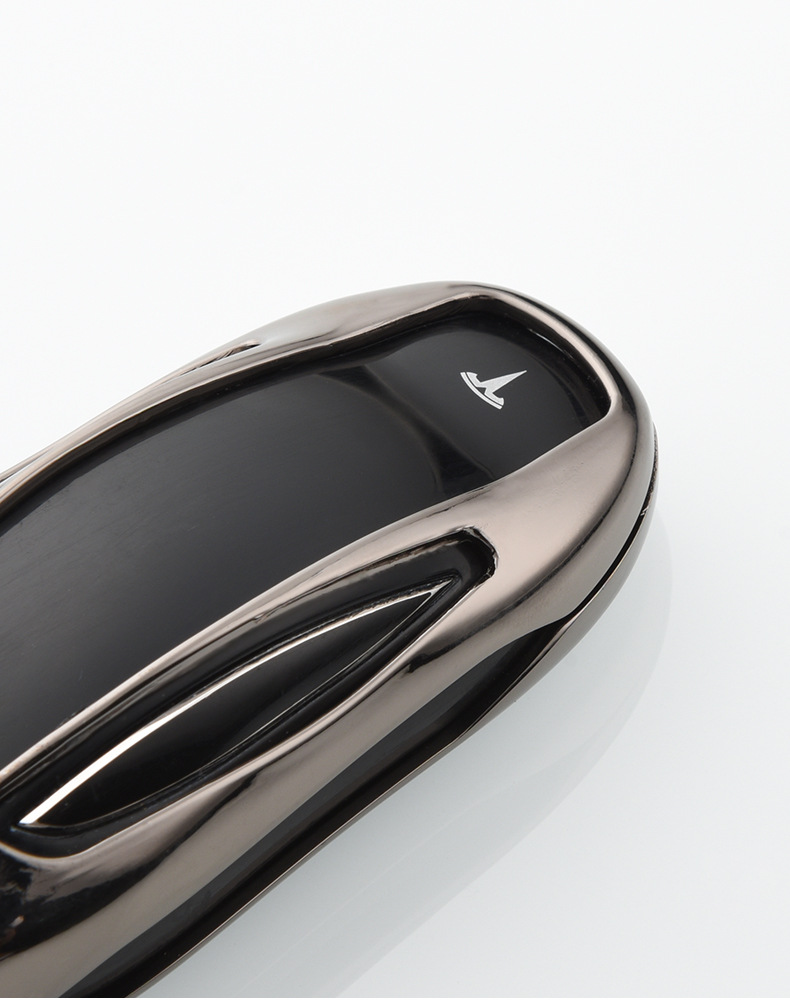 适用于tesla特斯拉model s钥匙套model-x 金属钥匙套包壳扣