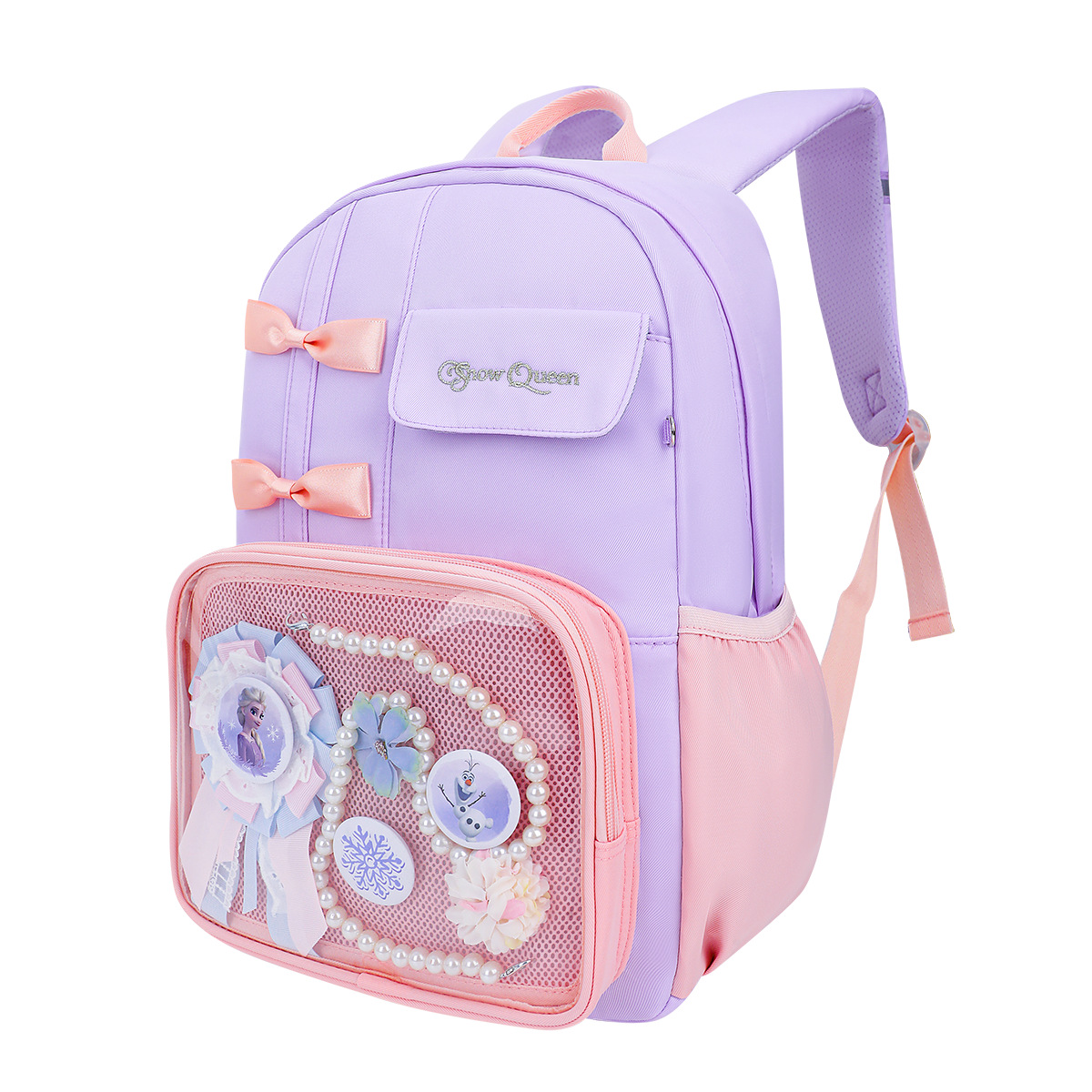 Disney Children's Schoolbag Grade 1-3 Primary School Student Girl Backpack Cartoon Cute Spine Protection Backpack Wholesale