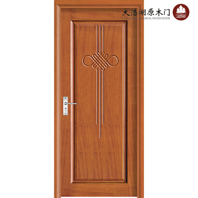 中式爆款  全实心实木门别墅家庭原木门中式装修中国结房门