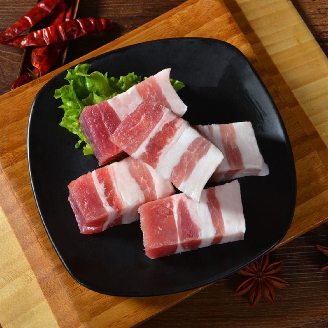 金字肉掌门 精品五花肉条400g无杂肉可供社区团购