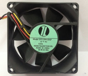 dt1208gsap dc12v滚珠轴承8cm厘米直流散热 电脑机箱风扇-阿里巴巴