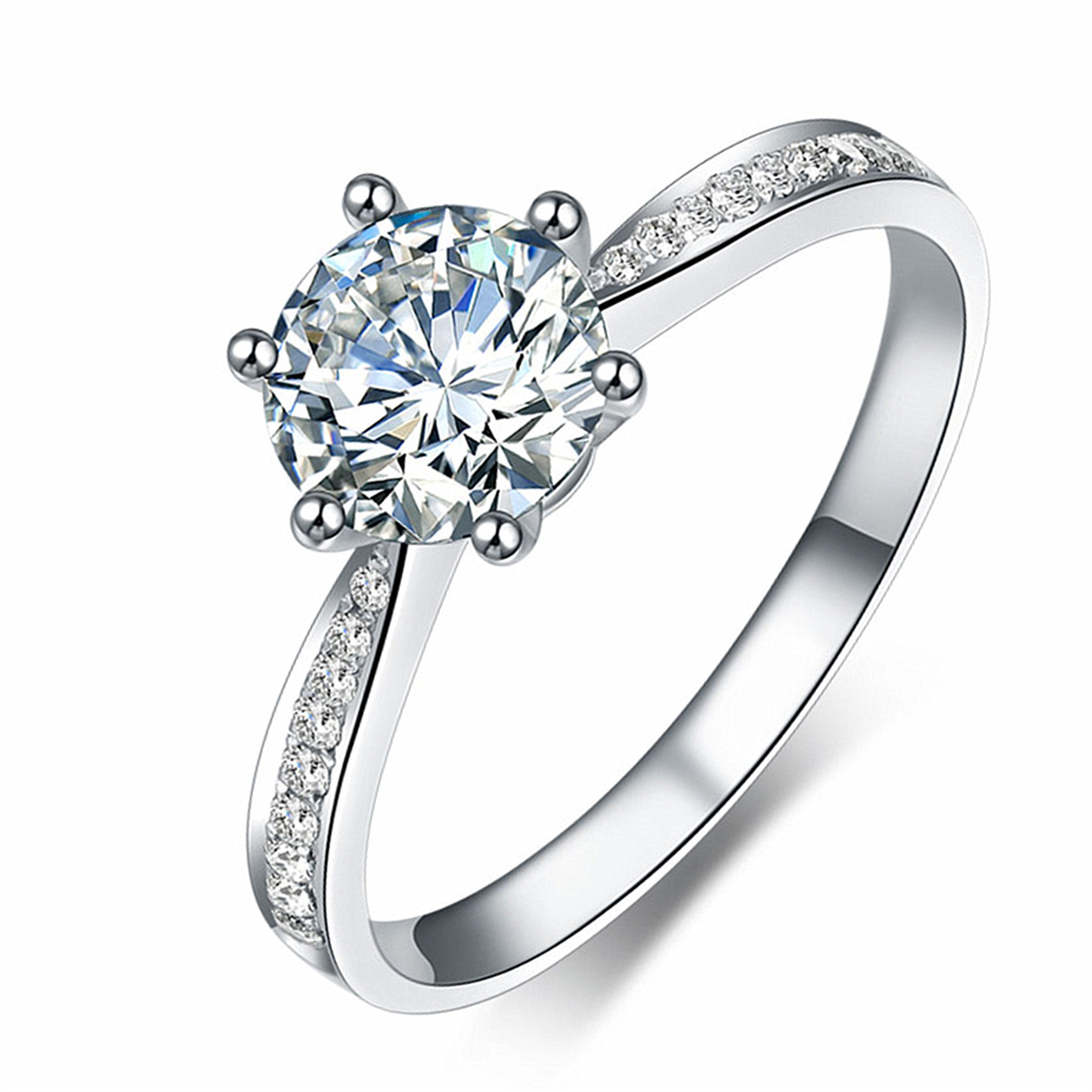 时尚流行锆石戒指