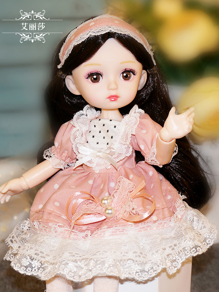 厂家直供 微商热售 阿鲁哈1/6分bjd洋娃娃套装仿真女孩玩具批发